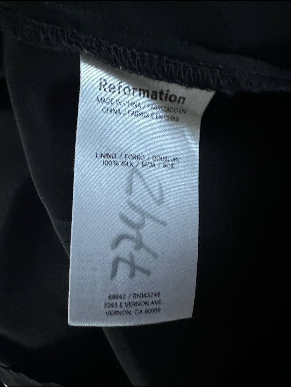 Reformation Black Satin Slip Mini Dress - Picture 11 of 11